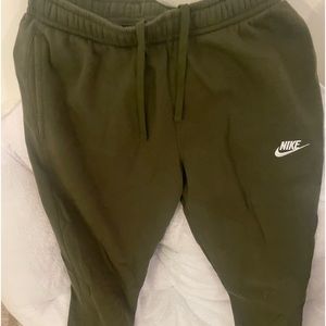 Men's Nike Size medium army green joggers